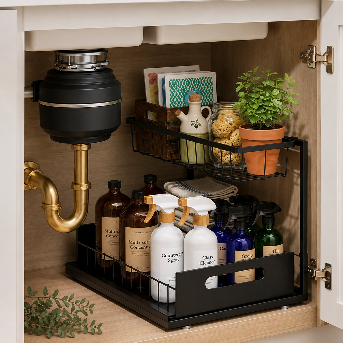 L-Shape Slide-Out Organizer