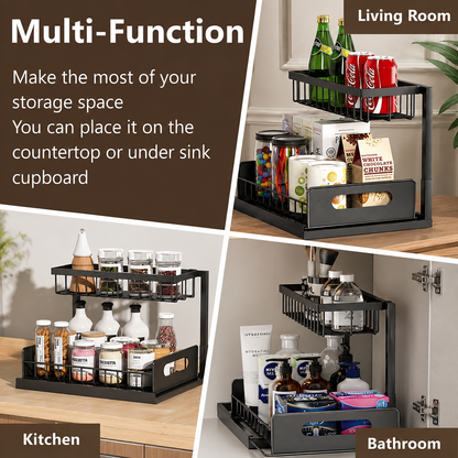 L-Shape Slide-Out Organizer