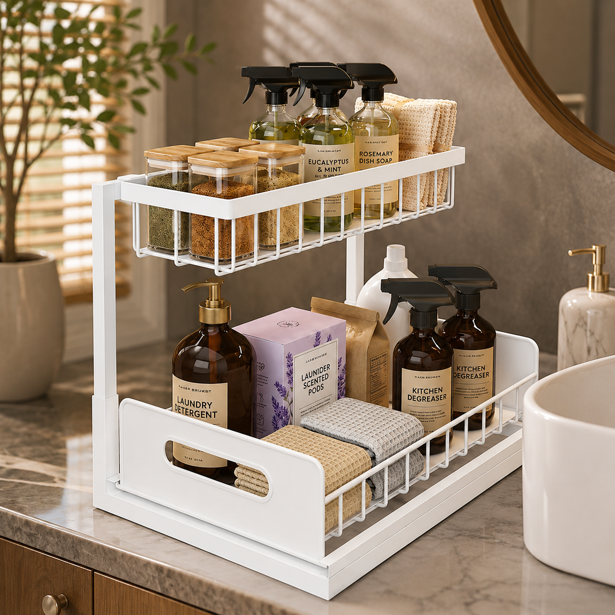 L-Shape Slide-Out Organizer