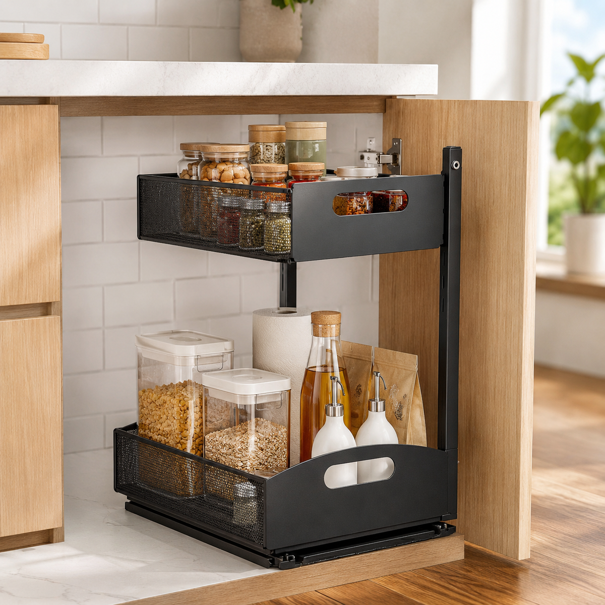 Adjustable Pull-Out Organizer