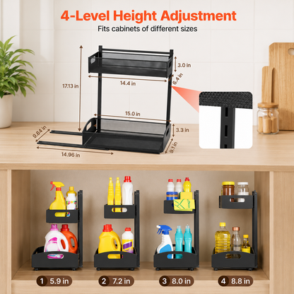 Adjustable Pull-Out Organizer