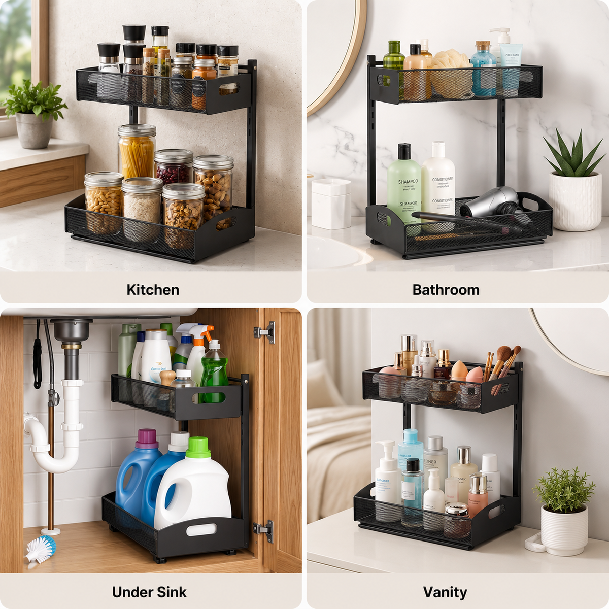 Adjustable Pull-Out Organizer