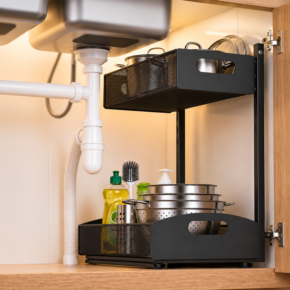 Adjustable Pull-Out Organizer